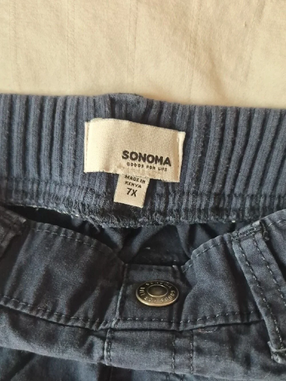Sonoma Navy Blue Cargo Shorts